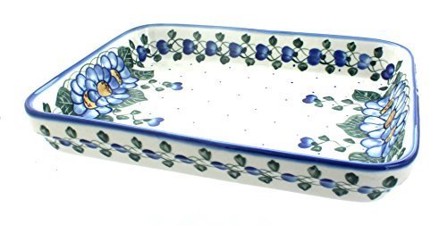 Polish Pottery Primrose Large Rectangular Baker