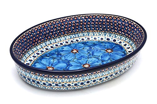 Polish Pottery Baker - Oval - Medium - Unikat Signature U408C