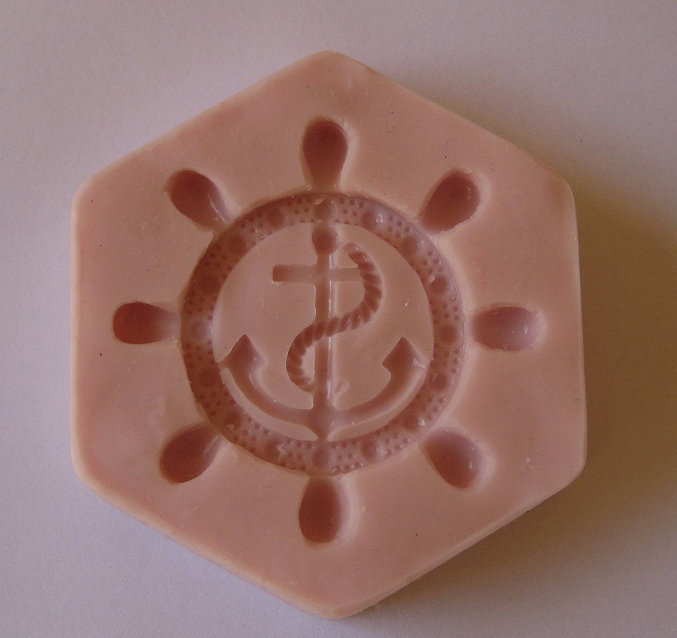 Ship's Wheel & Anchor Silicone Mold