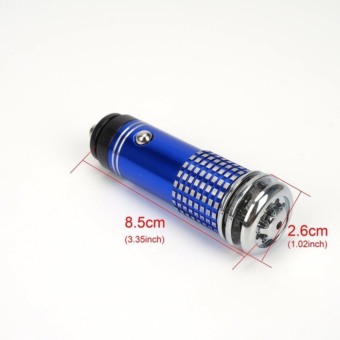 Mini Car Auto Fresh Air Purifier Oxygen Bar Ionizer Air Freshner Blue H88