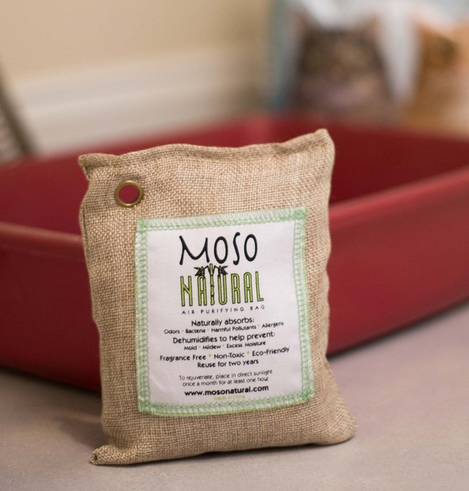 Moso Natural 200gm Air Purifying Bag, Natural, 4-Pack N2