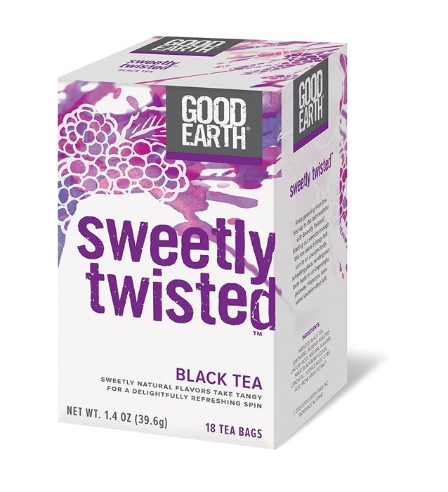 Good Earth Sweet & Spicy Herbal & Black Tea, 18 Count Tea Bags (Pack of 6) N2