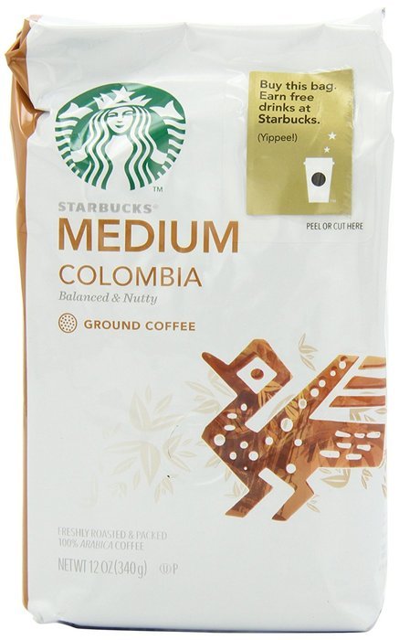 Starbucks Colombia Ground Coffee Ground, 12 Ounce (Pack of 3) N2