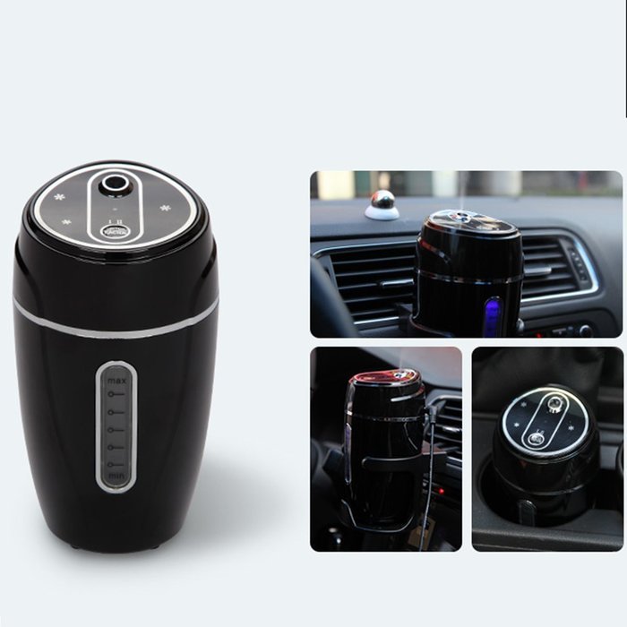 Xcellent Global 180ml Mini Travel and Car Air Humidifier with Humidification and Purification Functions PLUG IN... N3