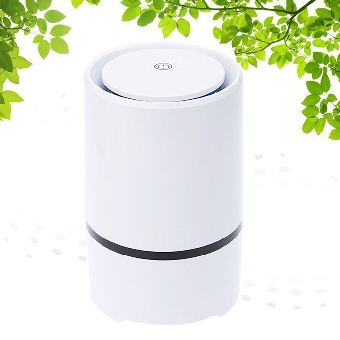KWO Air Cleaning System with True Hepa Homes Purifier Bedroom Study Desk Portable Mini Air Purifier and Odor Reduction N7