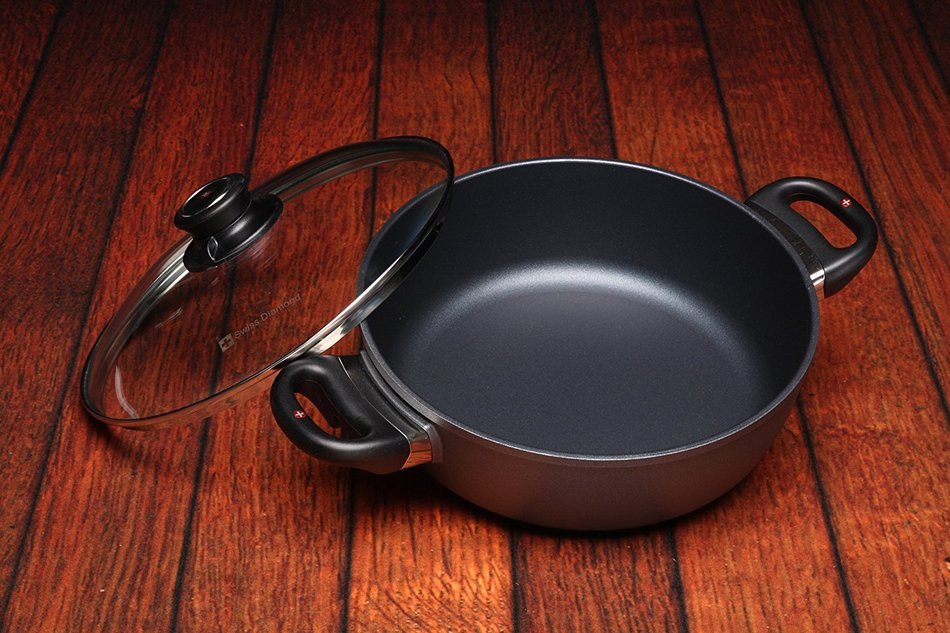 Swiss Diamond Nonstick Casserole - 3.2 qt (9.5") N5