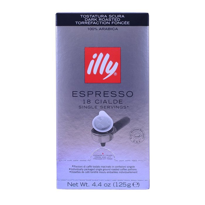 Illy Espresso Coffee ESE Pods Variety Pack (Dark Roast, 18 Count + Medium Roast, 18 Count) N2