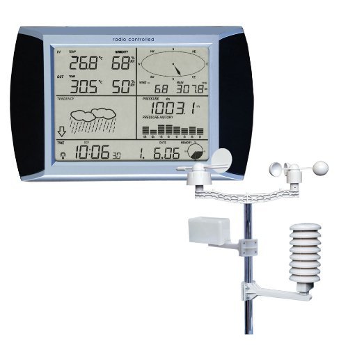 Prowler Professional Weather Station with indoor outdoor temperature, wind speed, wind direction, rainfall rain...
