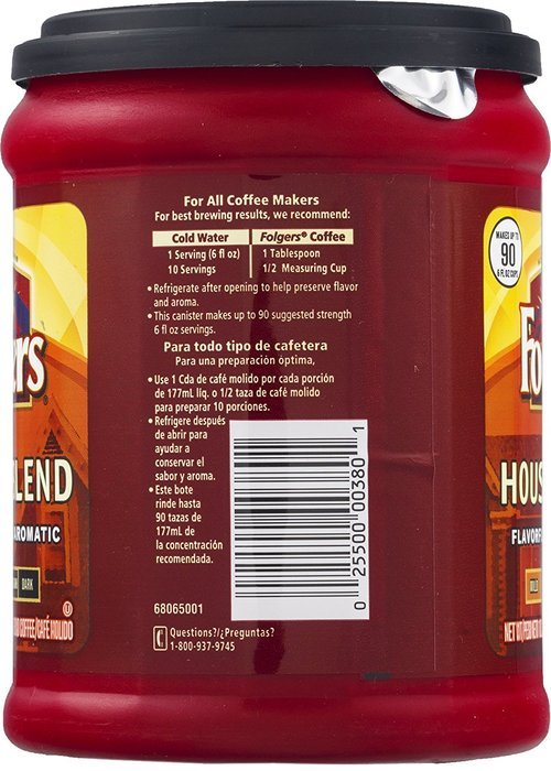 Folger's House Blend Ground Coffee Medium