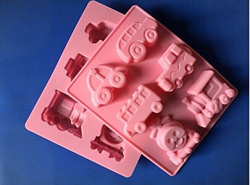 Creativemoldstore 1pcs 6 Style Small Car (HY1-204) Silicone Cake/Jelly/Pudding Baking Pan DIY Mold N2