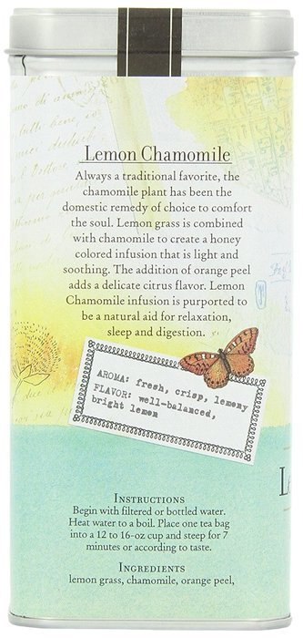 The Coffee Bean & Tea Leaf, Tea, Hand-Picked Lemon Chamomile, 20 Count Tin N7