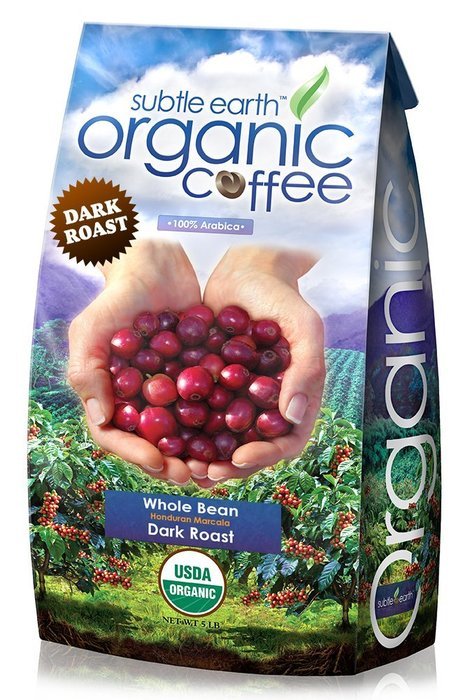 5LB Cafe Don Pablo Subtle Earth Organic Gourmet Coffee - Medium-Dark Roast - Whole Bean Coffee - USDA Certified... N2