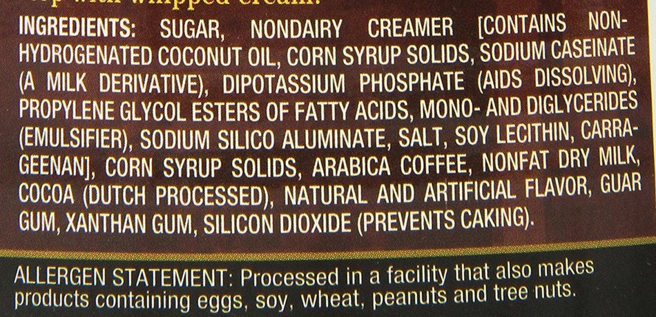 Caffe D'Vita English Toffee Cappuccino Mix, 16-Ounce Canisters (Pack of 6) N9