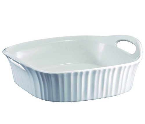 8x8 WHT SQ Baker Dish (Pack of 2)