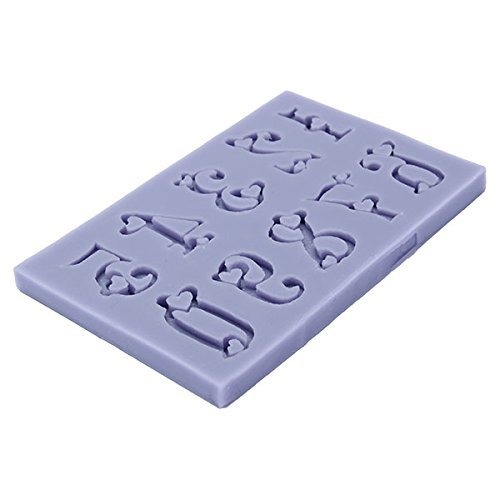 "Love Number Fondant Mold Silicone Cake Mould Decorating Tool" shopping N4