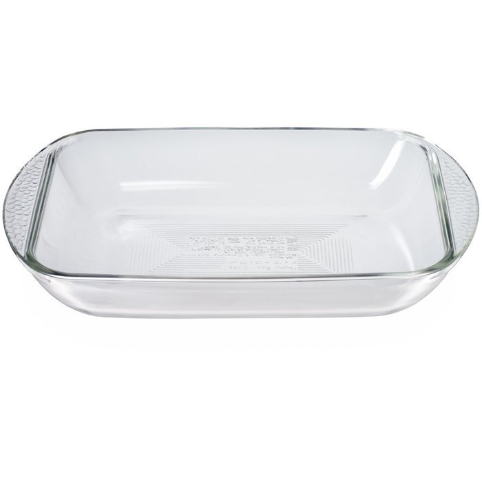 Borolux Casserole and Lasagna Baking Dish, ShatterResistant Borosilicate Glass Bakeware, 9x13