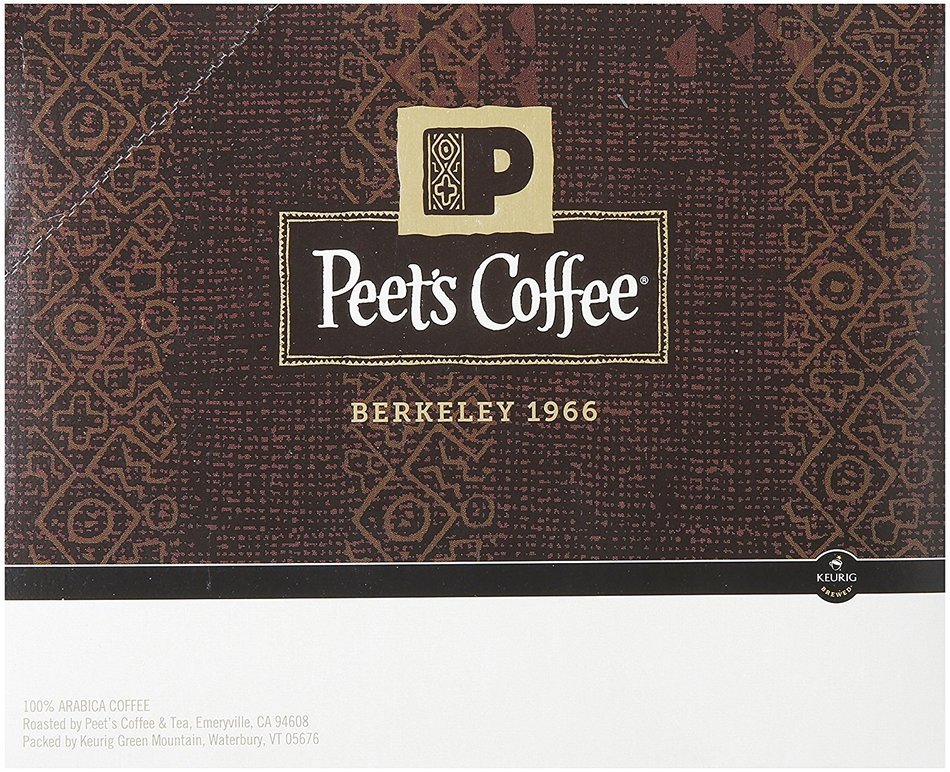 Peet's Coffee & Tea French Roast K-Cup Portion Pack for Keurig K-Cup Brewers, 22 Count N3