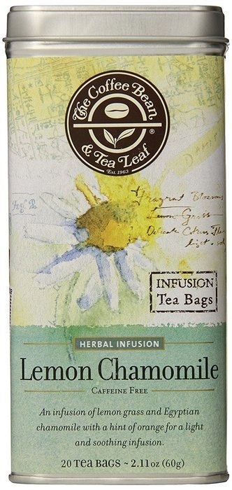 The Coffee Bean & Tea Leaf, Tea, Hand-Picked Lemon Chamomile, 20 Count Tin N8