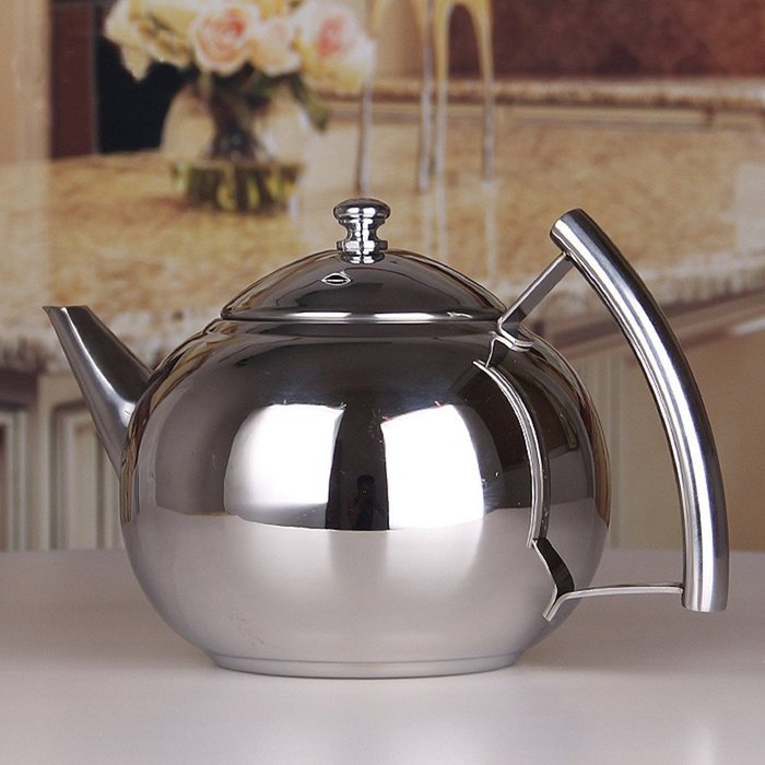 LIUNA High Quality Fashion Durable 1.5L Stainless Steel Teapot Coffee Cold Water Pot Kettle With Strainer Home...