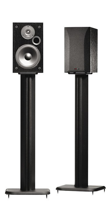 SANUS BF31-B1 31" Speaker Stands for Bookshelf Speakers up to 20 lbs - Black - Set of 2