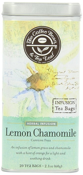 The Coffee Bean & Tea Leaf, Tea, Hand-Picked Lemon Chamomile, 20 Count Tin N11