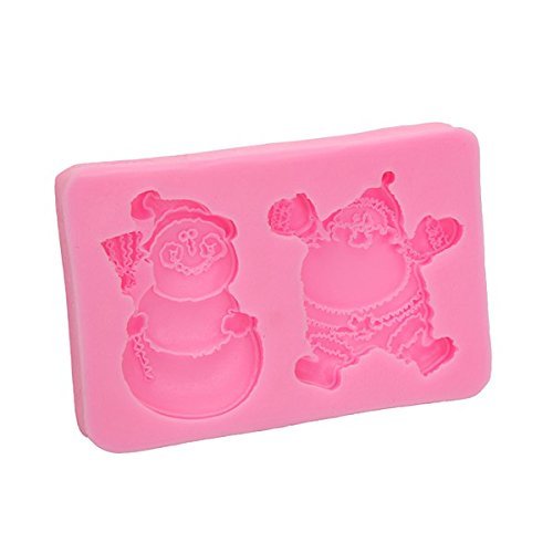 "dipshop Christmas Santa Claus Snowman Silicone Mold Fondant Cake Mould" shopping