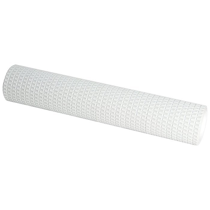 PME Fine Basket Weave Rolling Pin, 10" x 2", White
