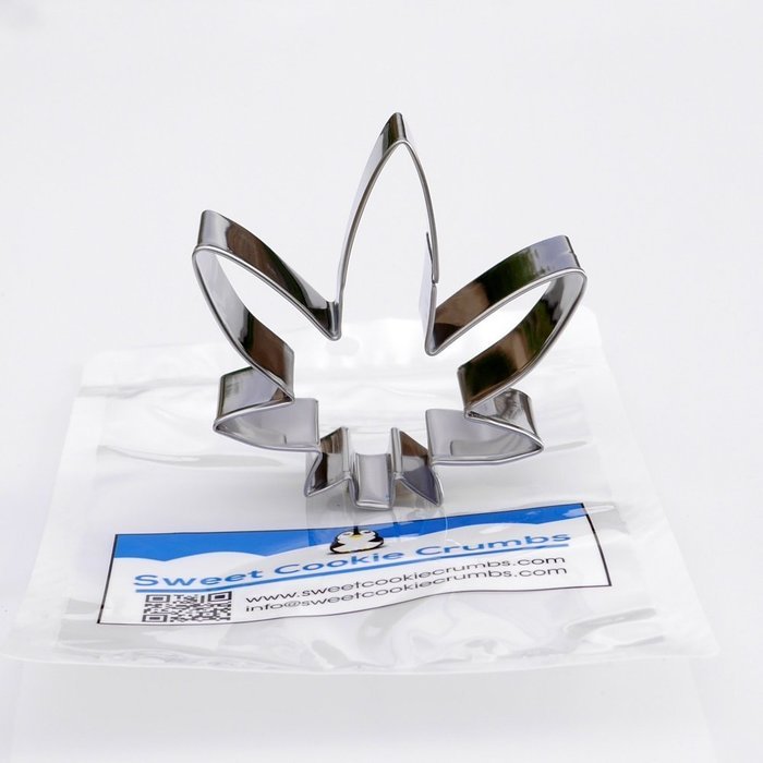 Marijuana Leaf Cookie Cutter- Stainless Steel N2