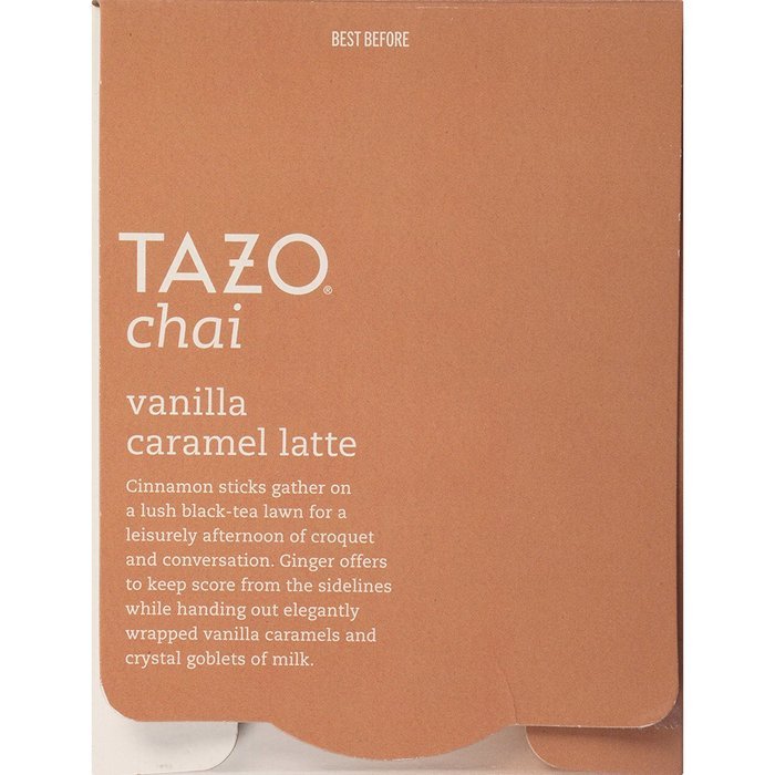 Tazo Vanilla Caramel Chai Latte, K-Cup for Keurig Brewers, 24 Count N4