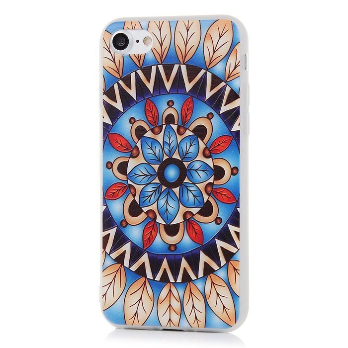 Badalink iPhone 7 3D Basso-relievo TPU Case (4.7") Shockproof Soft TPU Flexible Easy Grip Rubber Bumper Slim Protective... N2