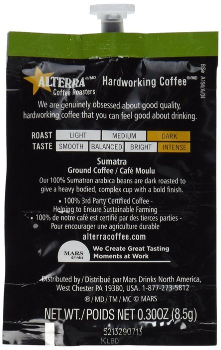 FLAVIA ALTERRA COFFEE, Sumatra Dark Roast, 20-Count Freshpacks (Pack of 1) N2