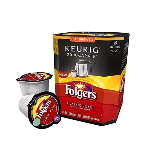 Keurig 2.0 Folgers Gourmet Selections&reg; Classic Roast Coffee , K-Carafe Packs (24)