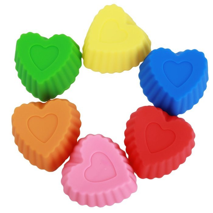 Leegoal (TM) 6 Cavity Snowflake Silicone Non Stick Cake Bread Mold Chocolate Jelly Candy Baking Mould N13