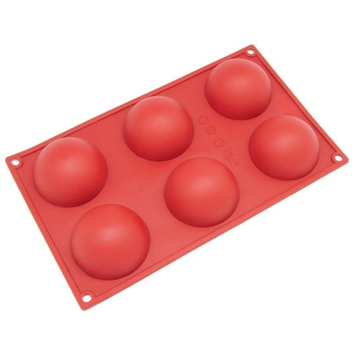 Leegoal (TM) 6 Cavity Snowflake Silicone Non Stick Cake Bread Mold Chocolate Jelly Candy Baking Mould N18