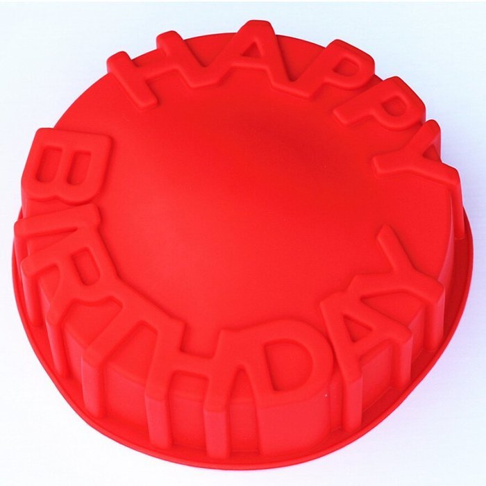 T&B DIY Birthday cake chiffon cake pastry cake mold for Ovens,Silicone Mold Cake Decorating Tools kitchen bakeware...