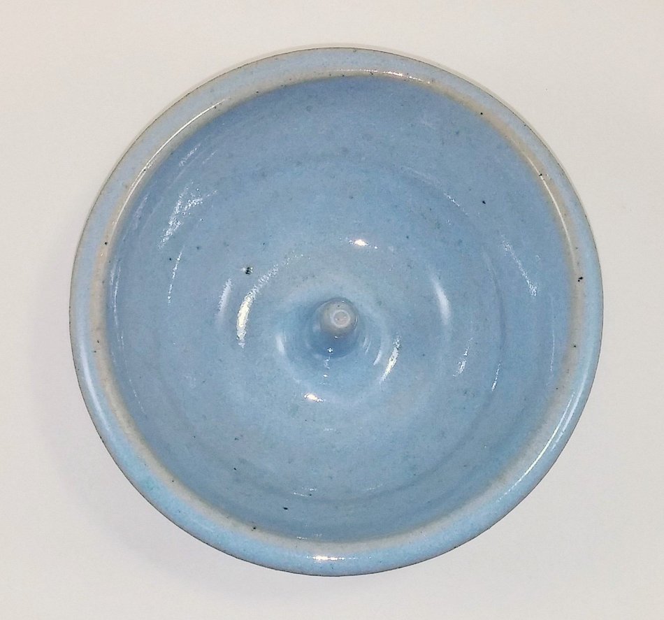 Aunt Chris' Pottery - Hand Made Clay - Individual Apple Baking and Serving Dish - With Molden-In - Fast Baking... N21