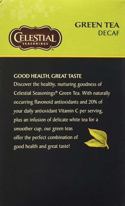 Celestial Seasonings Decaf Green Tea Bags - 40 ct N3