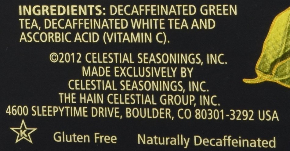 Celestial Seasonings Decaf Green Tea Bags - 40 ct N4