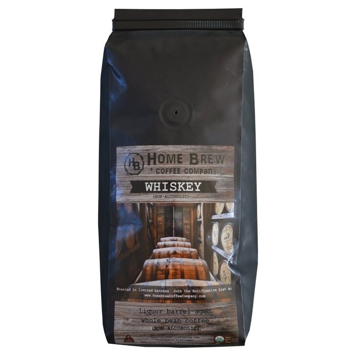 Whiskey Coffee - Specialty Coffee aged in Whiskey Barrels - Home Brew Coffee Company Gourmet Coffee - 1 Pound