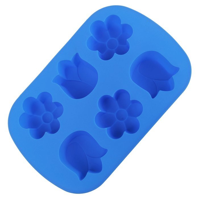 Leegoal (TM) 6 Cavity Snowflake Silicone Non Stick Cake Bread Mold Chocolate Jelly Candy Baking Mould N29