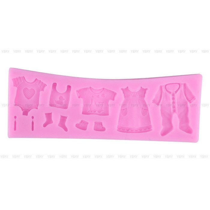 Yosoo Letter Flag Bunting Silicone Fondant Mold Cake Decorating Chocolate Mould Baking