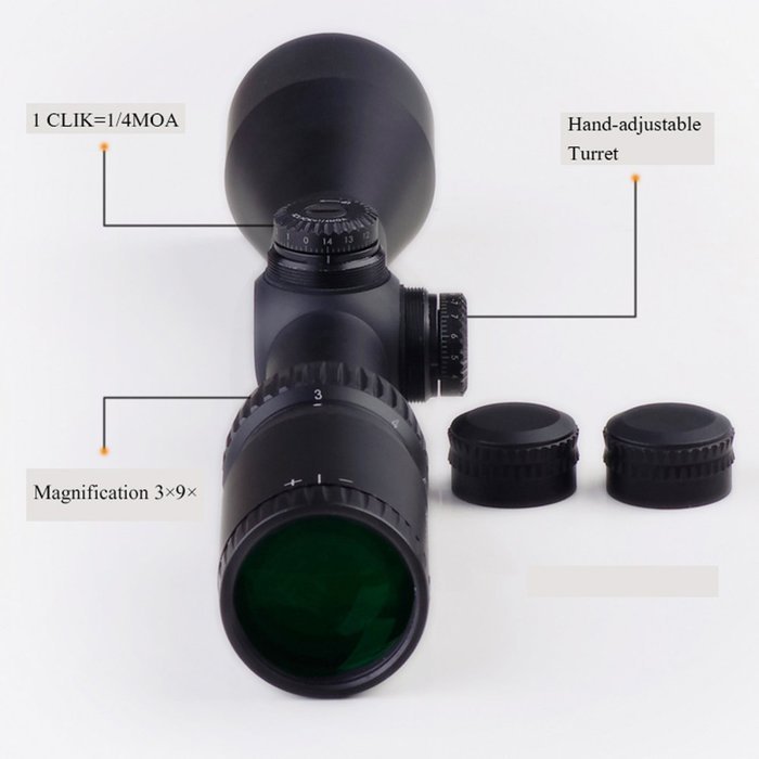 Hunter Rifle Scope Discovery Optical V-z 4.5-18x44sf Mil-dot Reticle Side Parallax with Side Focal for Hunting... N12