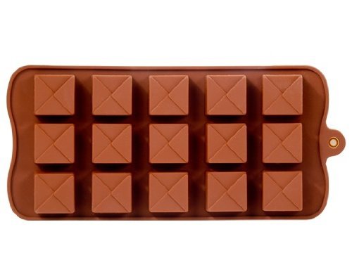 HUMPS Silicone Square Cake Mold & Ice Tray (Brown)