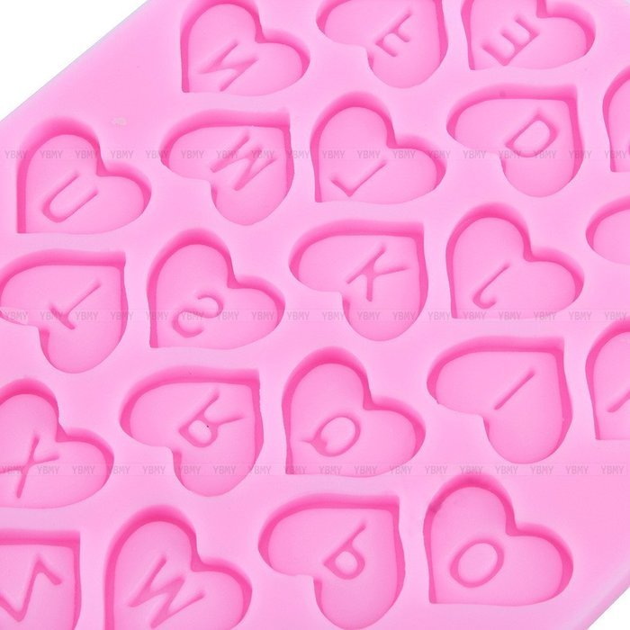 Yosoo Letter Flag Bunting Silicone Fondant Mold Cake Decorating Chocolate Mould Baking N4