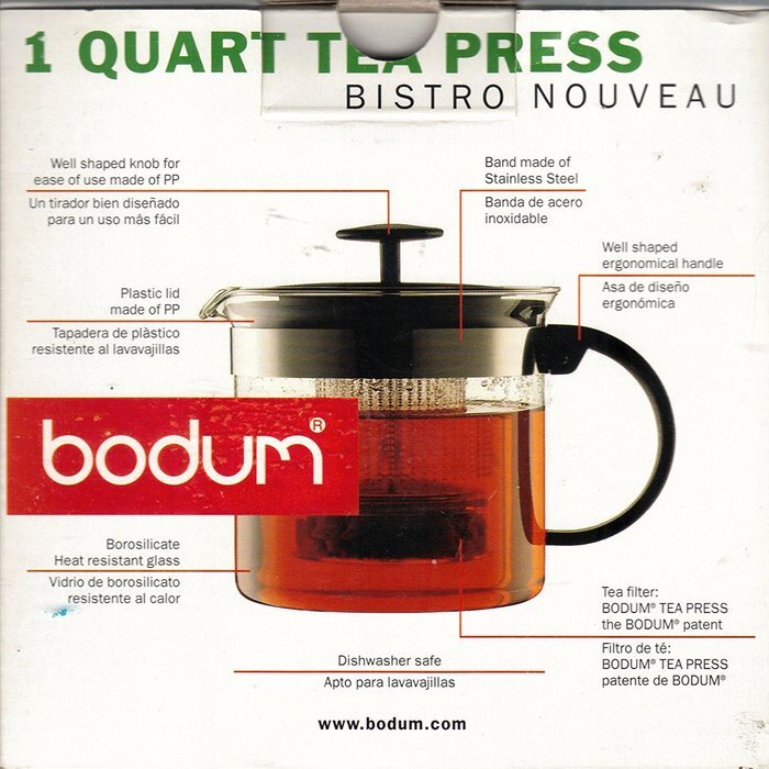Bodum 1 Quart TEA PRESS