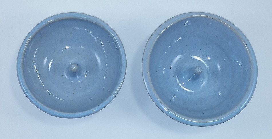 Aunt Chris' Pottery - Hand Made Clay - Individual Apple Baking and Serving Dish - With Molden-In - Fast Baking... N25