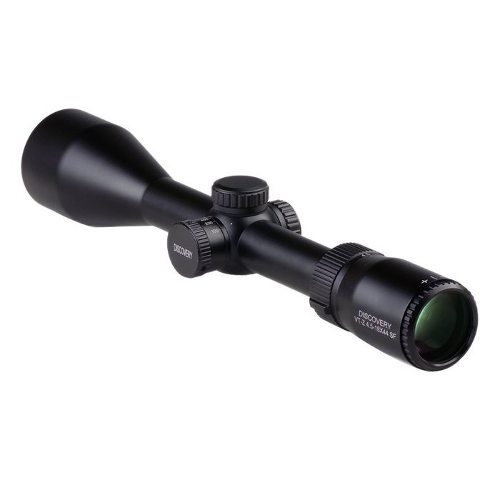 Hunter Rifle Scope Discovery Optical V-z 4.5-18x44sf Mil-dot Reticle Side Parallax with Side Focal for Hunting... N26