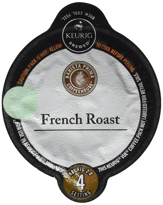 Barista Prima French Roast, Vue Cup Portion Pack for Keurig Vue Brewing Systems (72 Count) N3