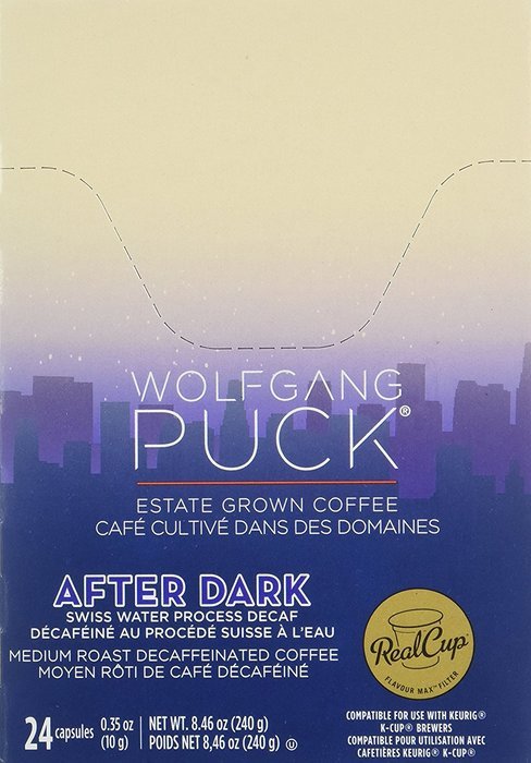 Wolfgang Puck Decaf Coffee for Single Serve Cups, After Dark, 24 Count N2