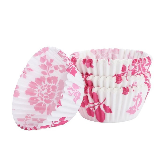 Crystallove 600pcs Random Colorful Paper Cupcake Liners Muffin Cups Baking Wrappers (Top Size2.5"x600pcs) N7